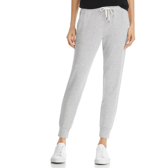SPLENDID WOMENS LARGE ELASTIC DRAWSTRING MODAL STRETCH JOGGER SWEATPANTS GRAY - Picture 1 of 12
